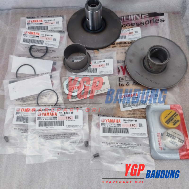 PULLY SET ASSY BELAKANG MIO SPORTY SMILE ORIGINAL ORI YAMAHA