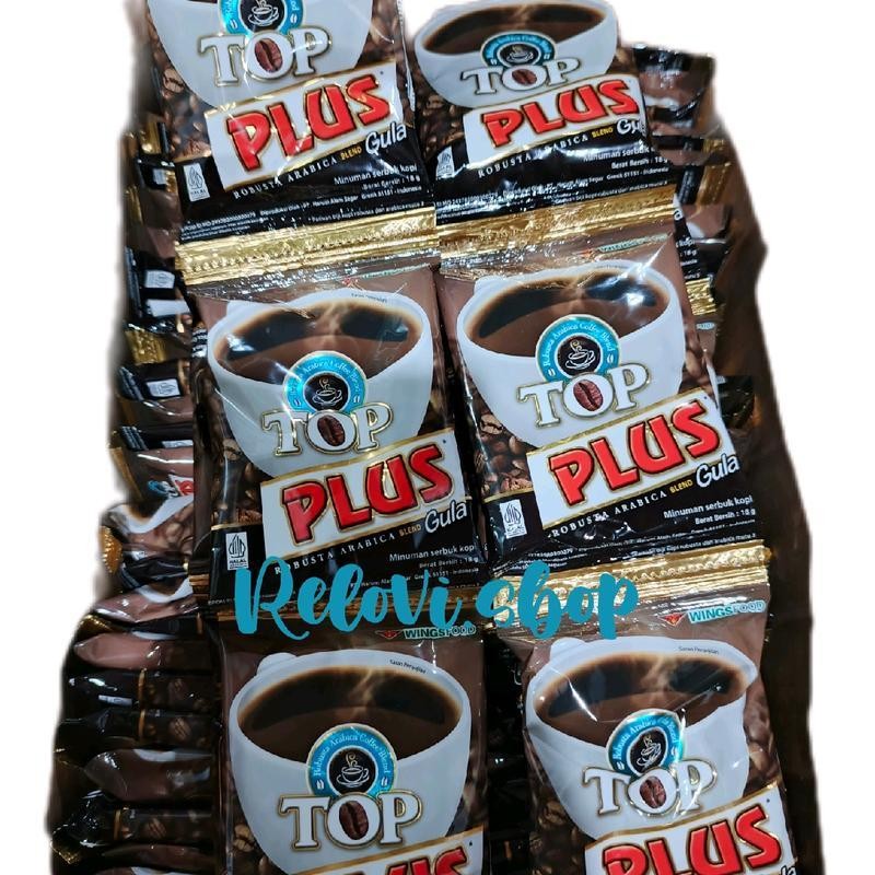 

TOP Kopi Plus 1 Renceng 10sct Coffee