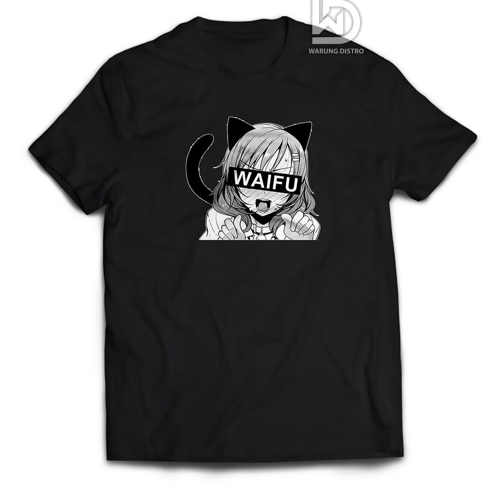 Kaos Distro Anime Hentaii Dewasa Baju Atasan Wibu Waifu Jepang Cotton Combed 30S T-Shirt Premium