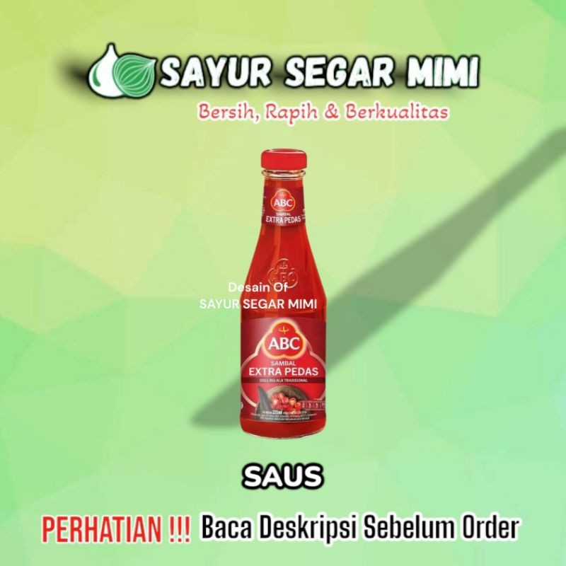 

ABC Sambal Extra Pedas 335ML - Sayur Palembang