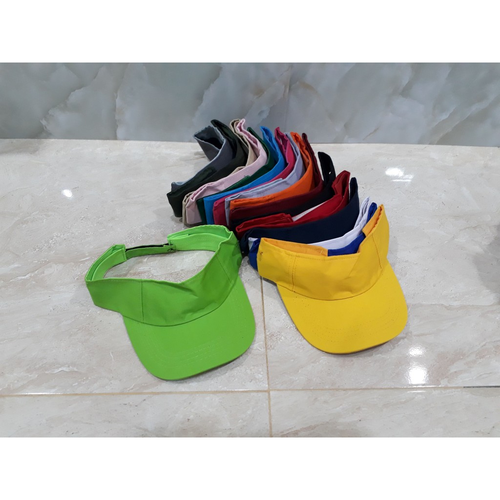 TOPI CADDY VISOR HAT GOLF SENAM ZUMBA OLAHRAGA TENIS POLOS PRIA WANITA DEWASA BISBOL CEWEK COWOK LAK