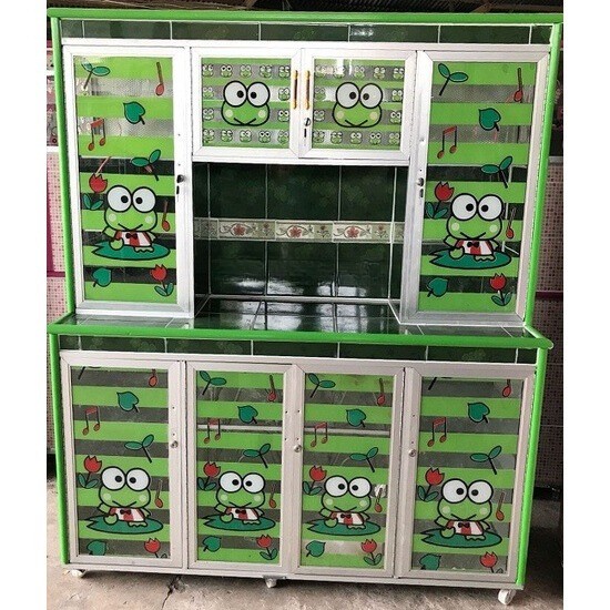 Rak piring 4 pintu keramik karakter kartun THB SUPER