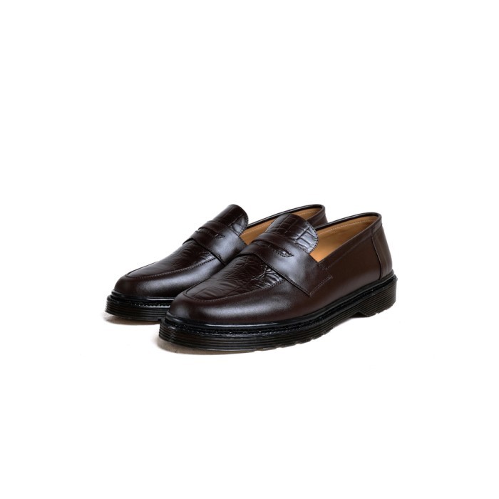BEST SELLER Jovem Croco Series - Loafers - Choco, 44