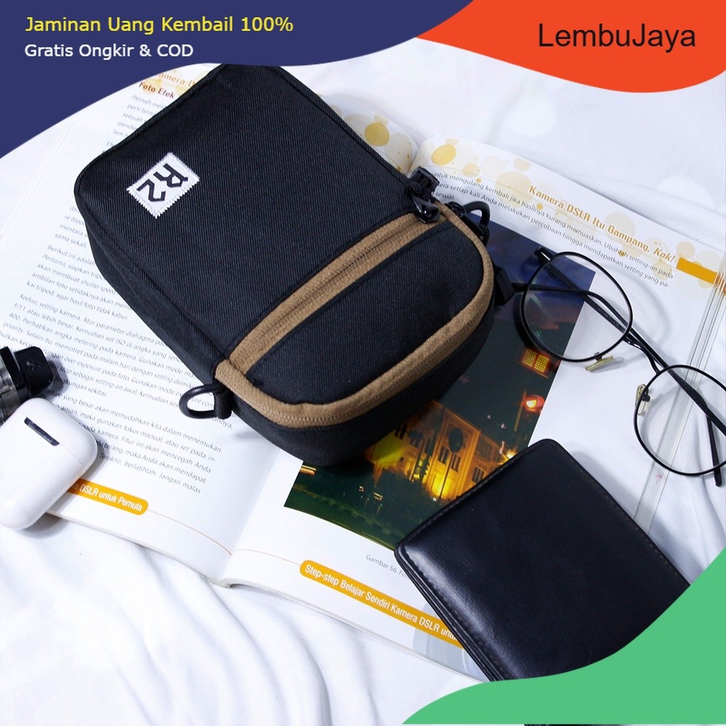 TERLARIS TAS TRENDY KEKINIAN PROMO TERLARIS Tas Leher Selempang HP Gantung  Leher Unisex Pria Wanita