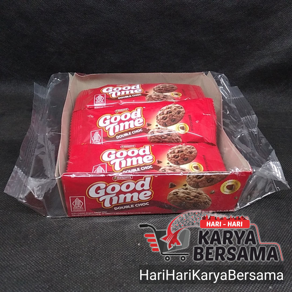 

MAKANAN RINGAN ARNOTT'S GOOD TIME DOUBLE CHOCOLATE BOX 12 X 10.6GR