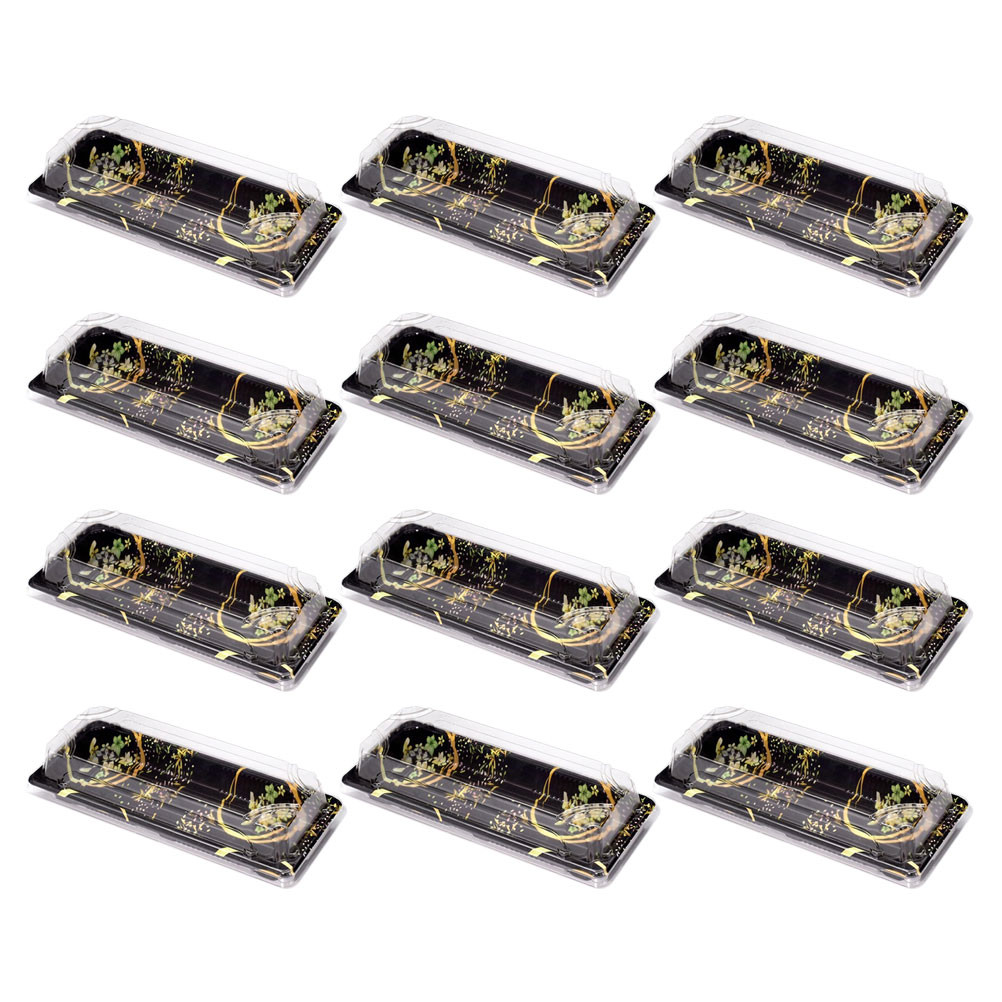 

Disposable Sushi Take Out Box Printing Delicate Plastic Food Container