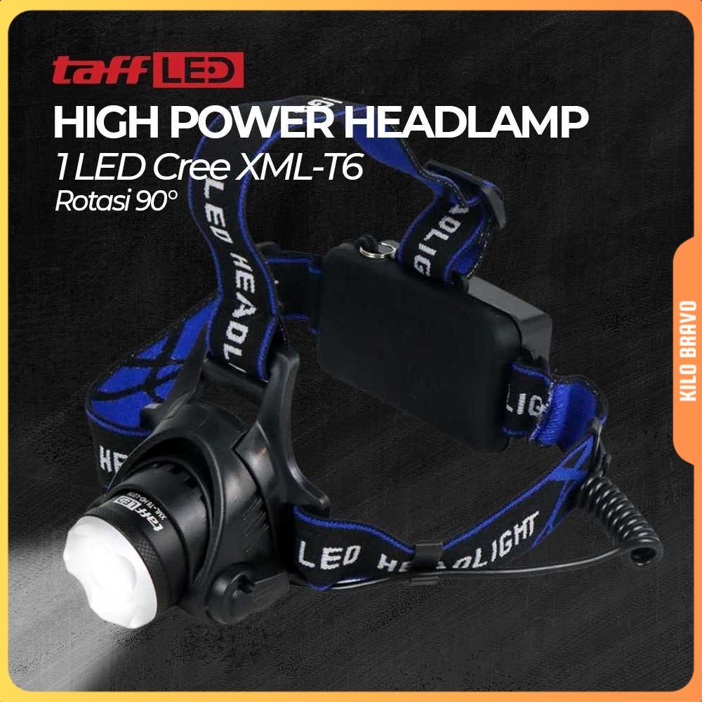 Headlamp 1 LED Cree XML-T6 - HD-LD