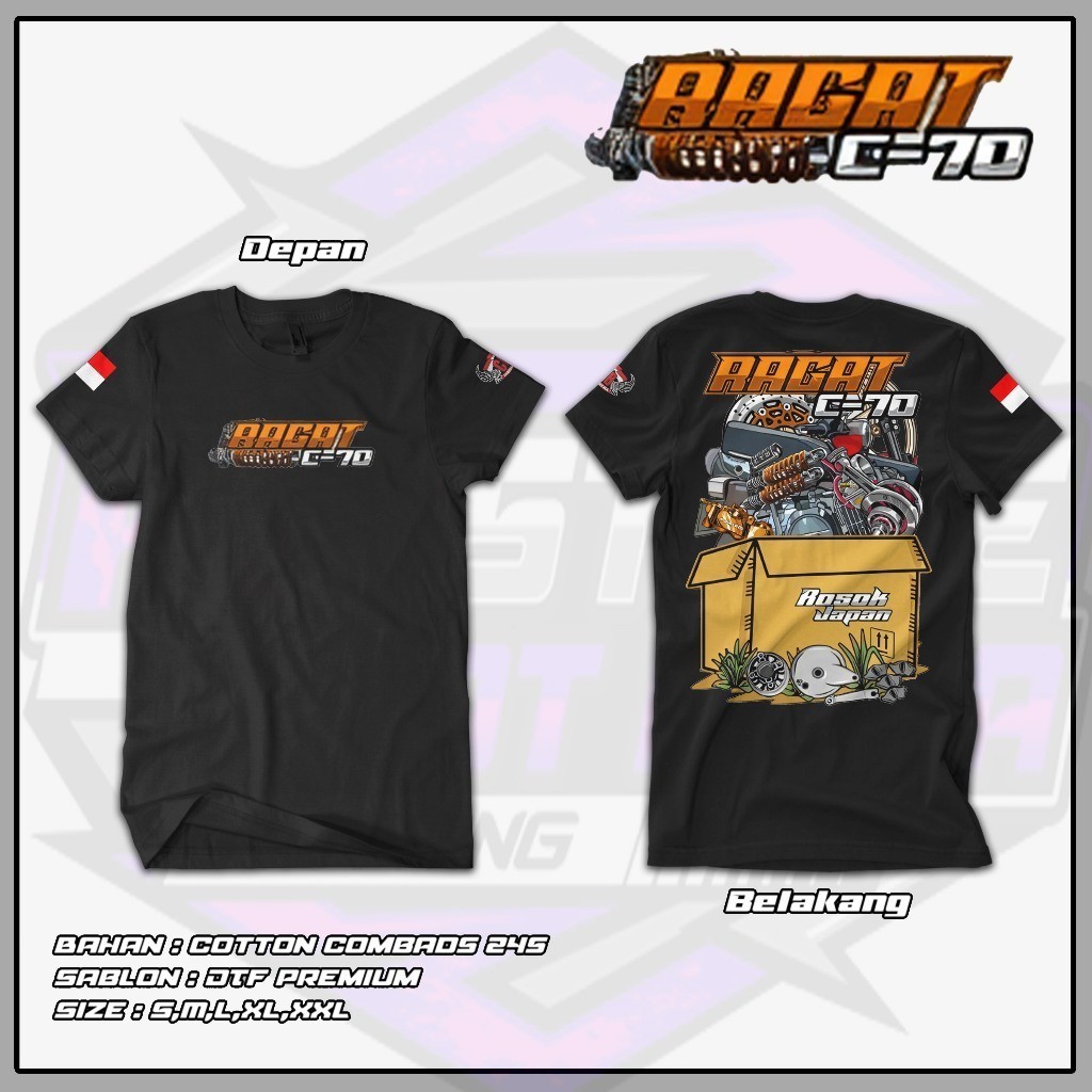 Kaos Ragat CB | Kaos Tshirt Ragat C=70 VOL.8 | Kaos Jamda Jateng | Terbaru 2024 | Kaos CB | Kaos Rac
