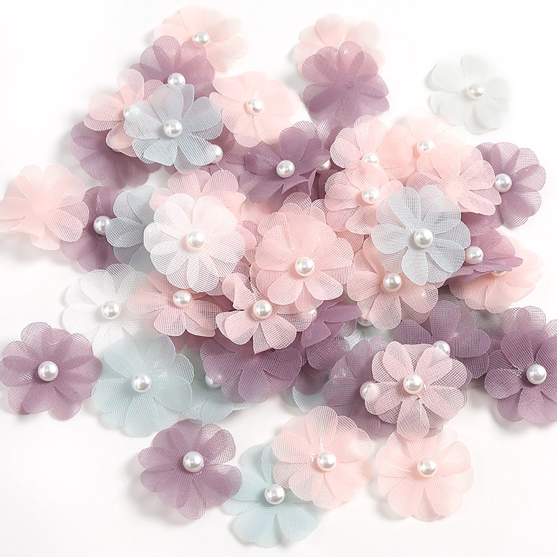 

30/50Pcs Artificial Flowers Rose Fake Flowers DIY Bridal Clothing Crafts Decor For Home Wedding Decoration Cake Gift Accessories