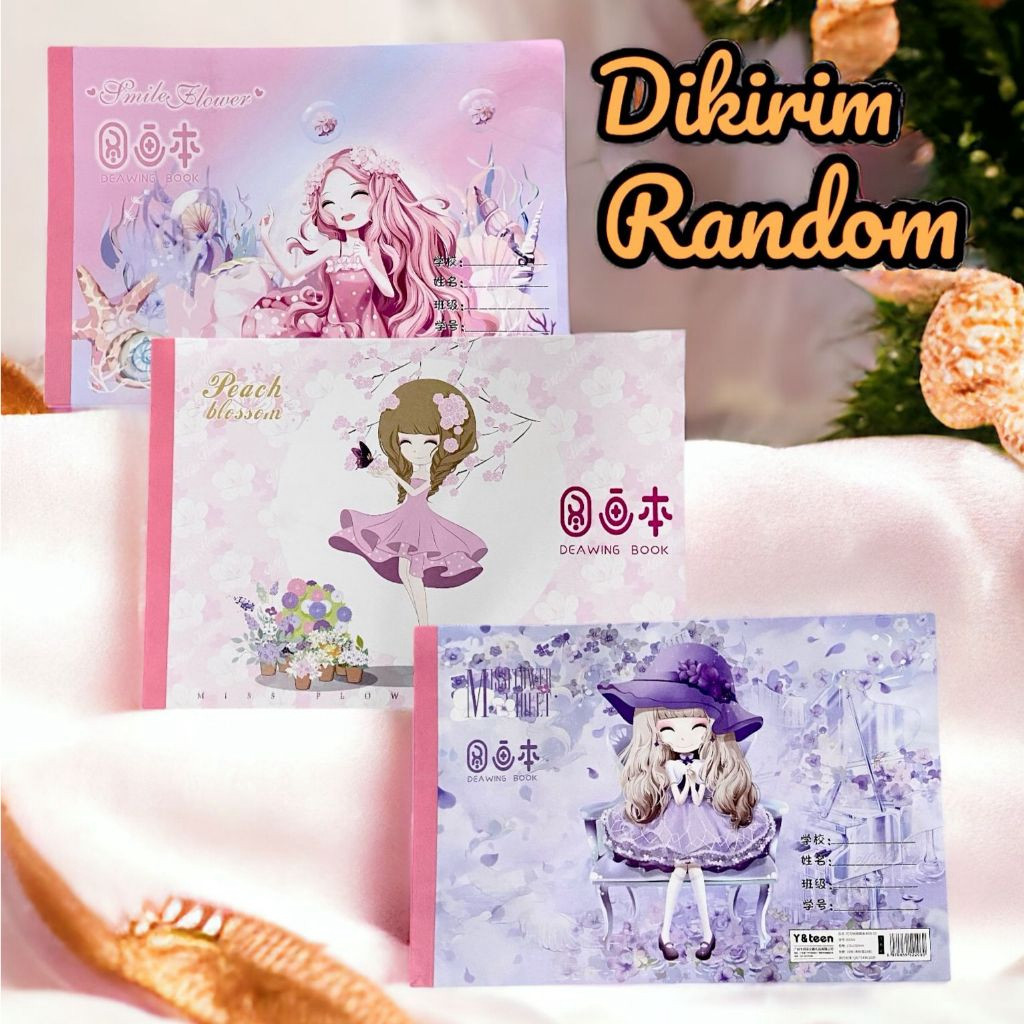 

Buku Gambar Karakter Isi 20 Lembar Drawing Book Anak B5 Tebal Tidak Tembus Kertas Gambar Mewarnai Robot Animasi Painting Book Princess -pedagangonline017