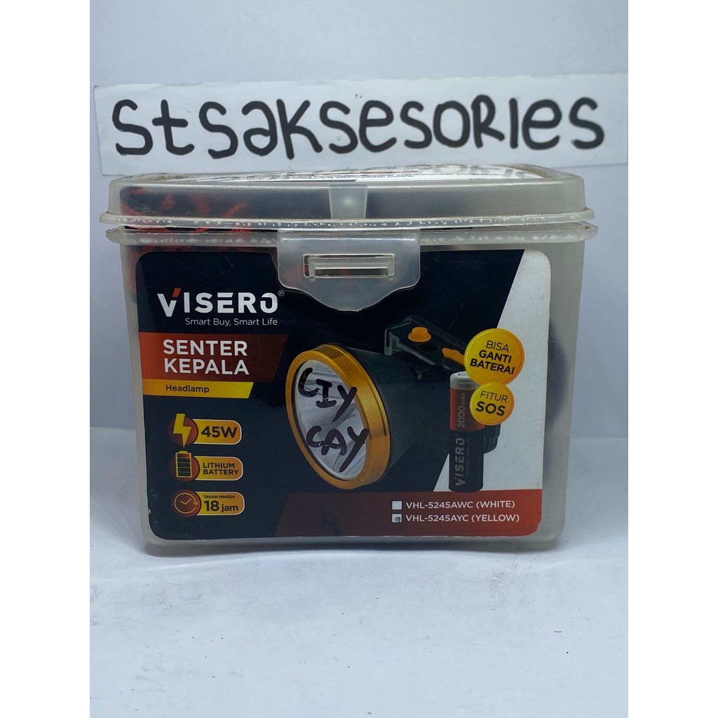 Senter kepala VISERO 45watt bagus berkualitas