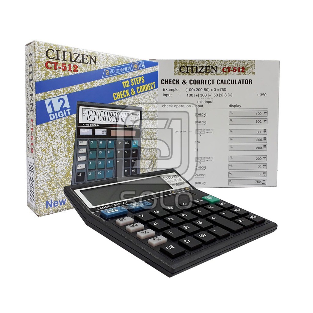 

Calculator Kalkulator CT-512 Dekstop Calculator