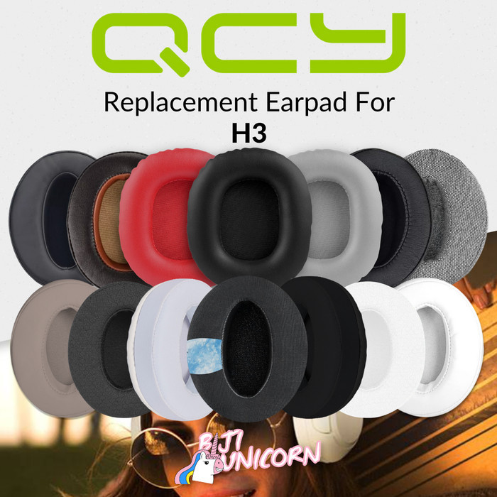 Earpad Earcup Ear Cushion Foam Busa QCY H3 H 3 H-3 Bantalan Ear Pad