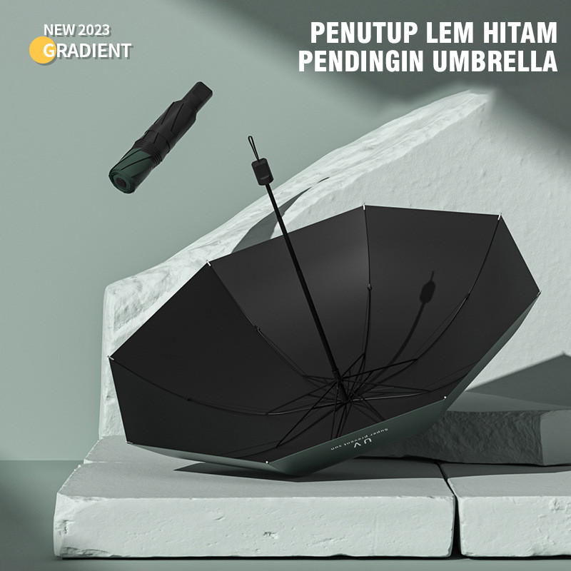 Payung Lipat Anti UV Payung Panjang Dewasa Payung Korea Mini Raksasa Penebalan Kuat Promosi Murah