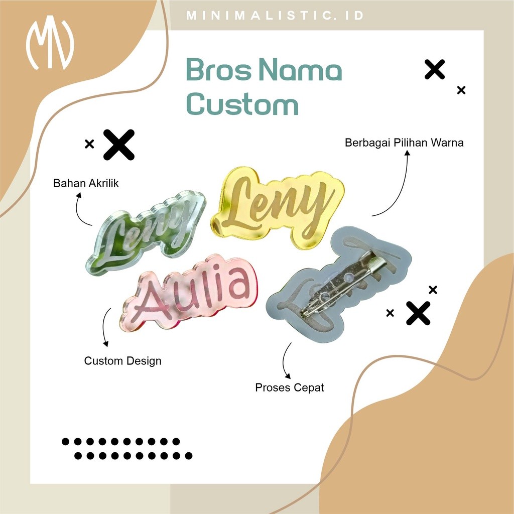 Paling Murah Bros Akrilik Bros Custom Akrilik Bros Nama Custom Akrilik