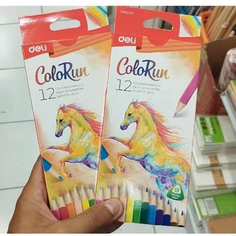 

PENSIL WARNA DELI EC00300 12 WARNA PANJANG 123