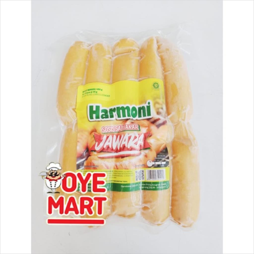 

HARMONI SOSIS SAPI BAKAR JAWARA 450GR ISI 10 + 1