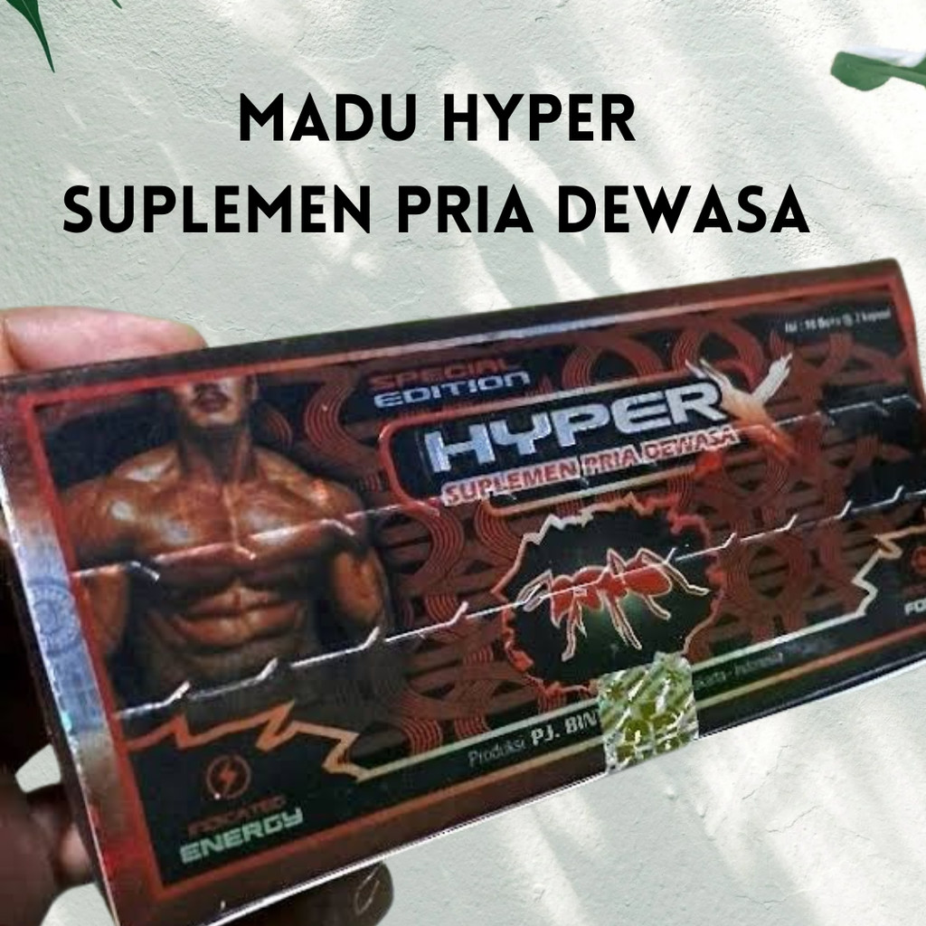 

Obat kuat pria Madu Hyperx Semut Merah Kapsul Kejantanan Pria Obat Kuat Tahan Lama Pria Suplemen Penambah Stamina dan Durasi