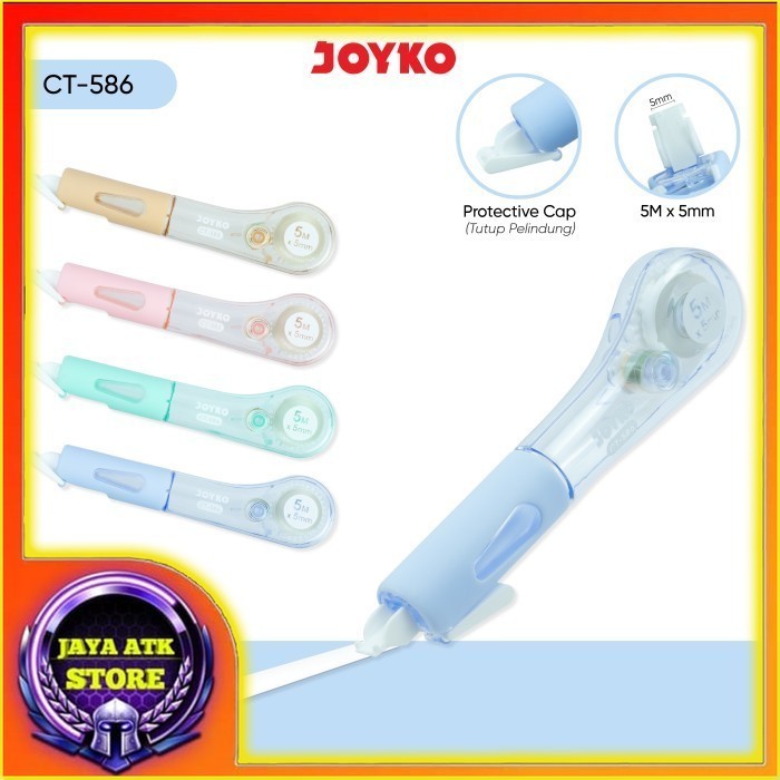 

Joyko Pita Koreksi Correction Tape CT-586 Tip-X Kertas Penghapus Pena Ecer