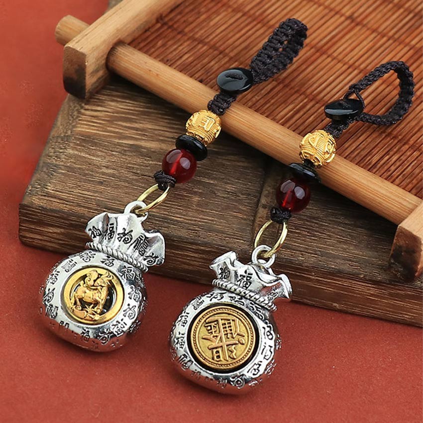 Owl Store - Gantungan Kunci 12 Shio Naga Ayam Ular Monyet Tikus Kerbau Kelinci Chinese Fengshui