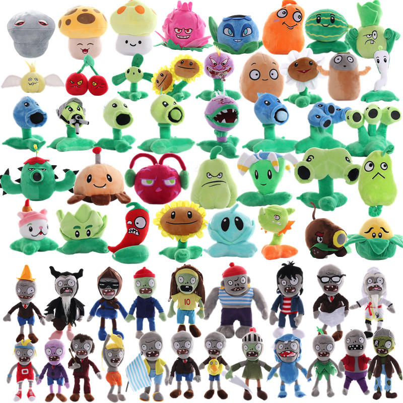 Plants vs Zombies 2 Video Game Character Plush Toys PVZ Plants Peashooter SunFlower Anime Stuffed Pl