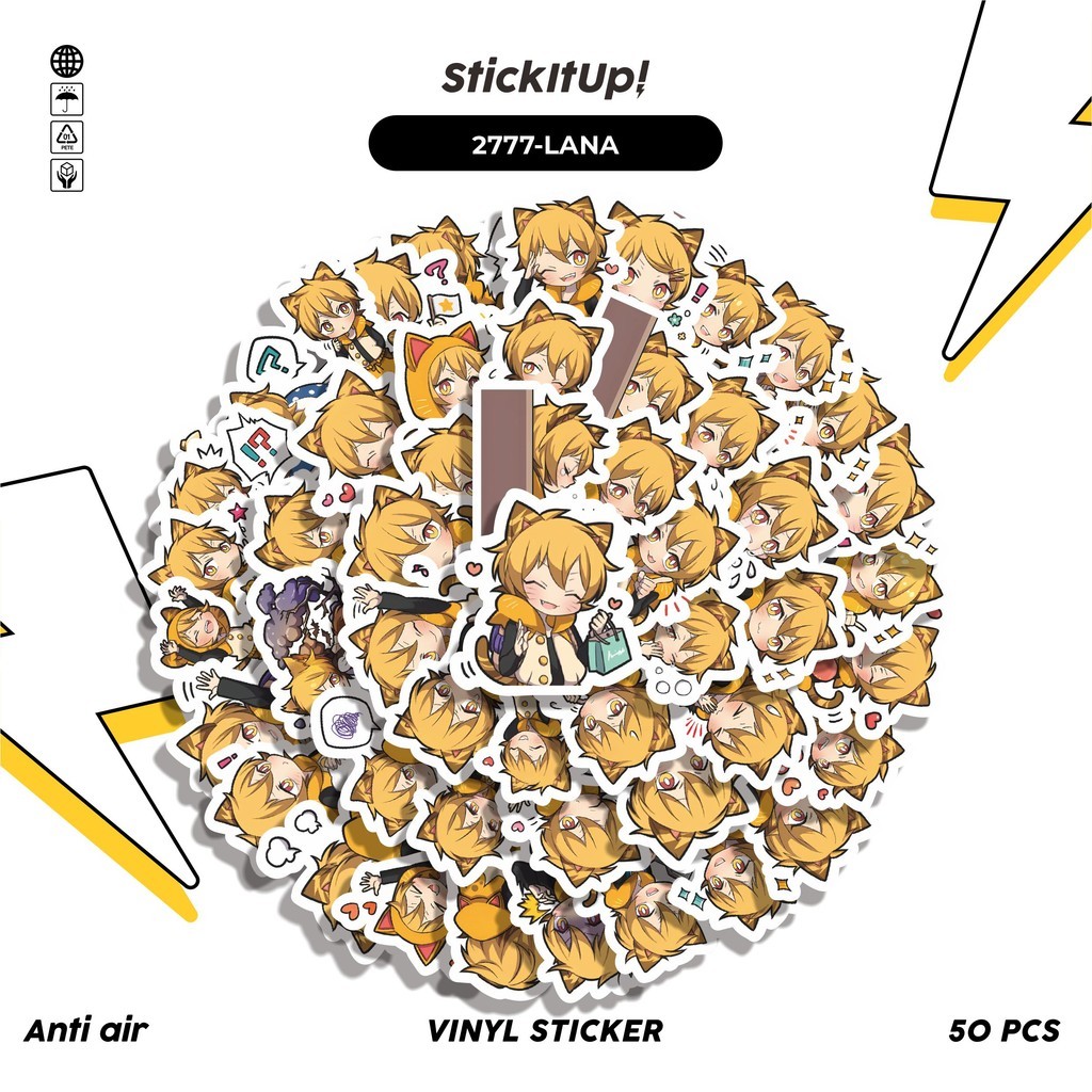 

COD 50 Pcs Stiker FUNNY CHARACTER LANAYA THE TIGER GIRL STICKER PACK 40 Lucu Anti Air Untuk Dekorasi Notebook Sepeda Skateboard Handphone DIY