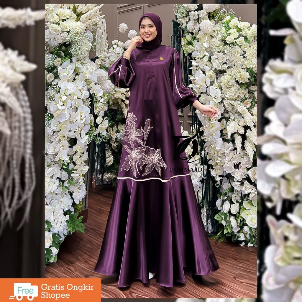 ( NEW ) GAMIS TERBARU PERMATA DRESS WANITA MUSLIMAH PREMIUM 2025 BY DUMMA.ID