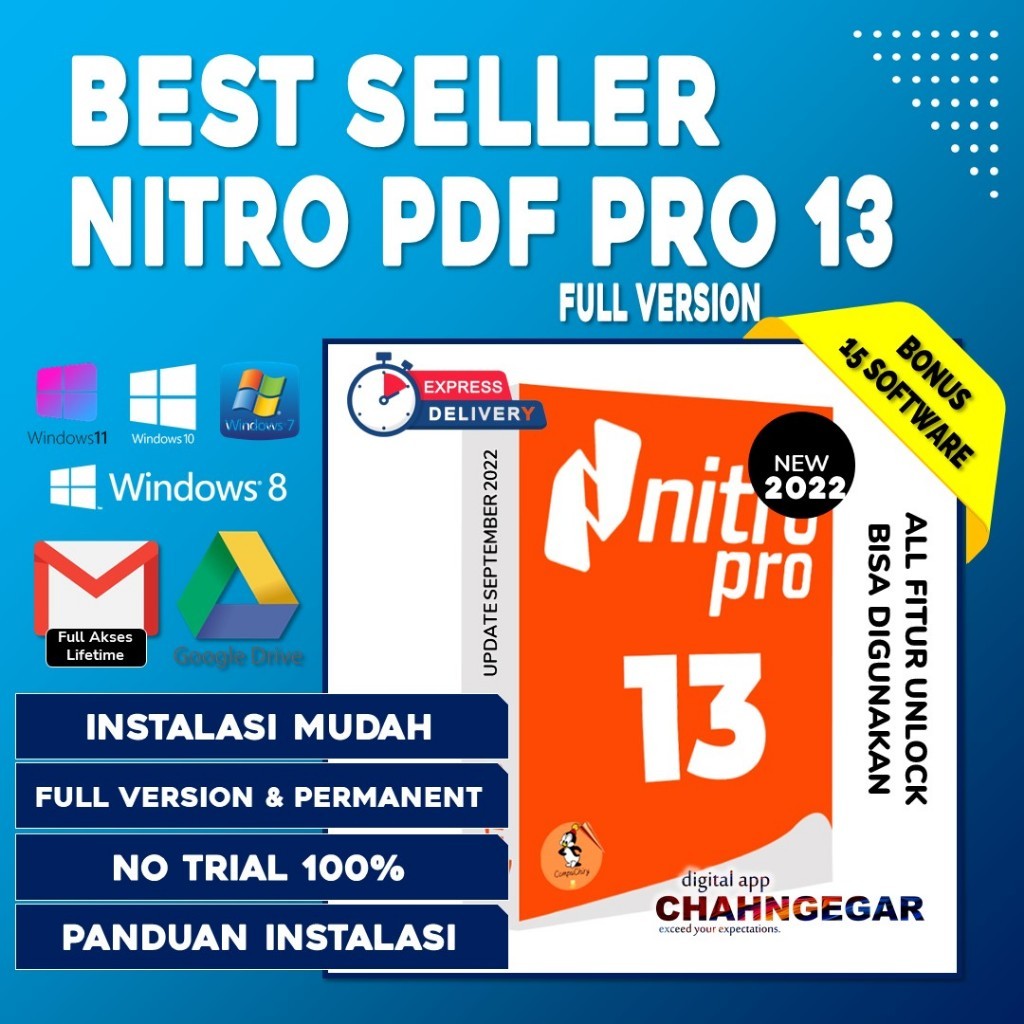 Nitro PDF Pro 13 & 14 ORIGINAL Lisensi Enterprice - 1 PC