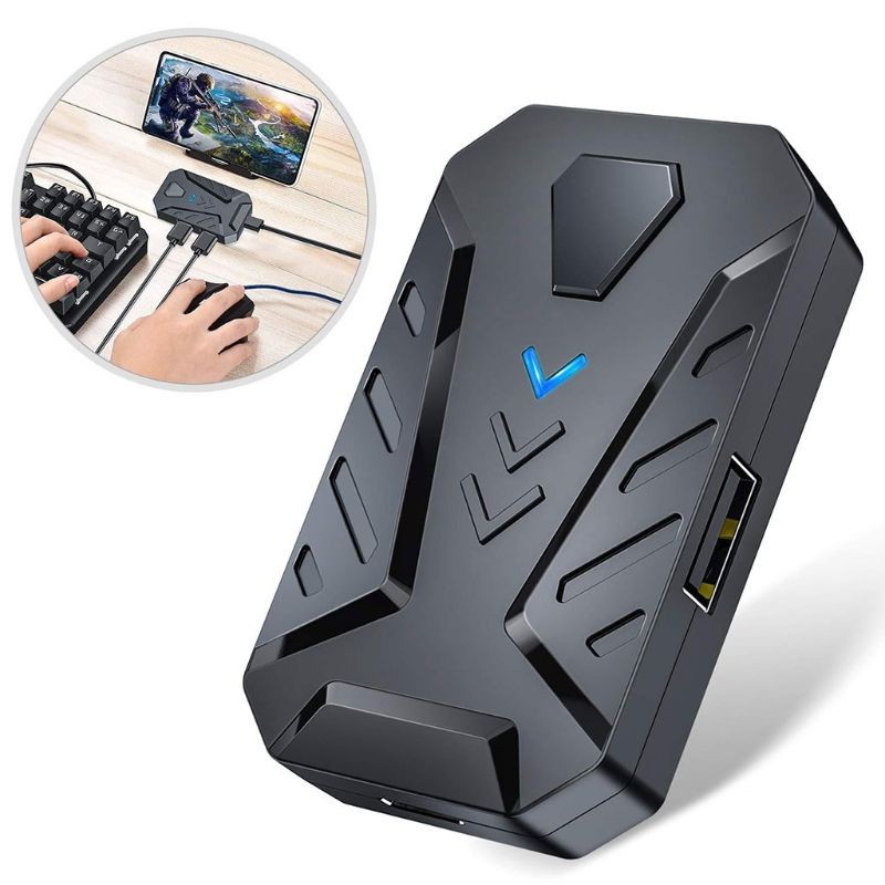 Portable Mobile Gaming Keyboard Mouse Converter Bluetooth-compatible Adapter for MIX PRO/MIX LITE De
