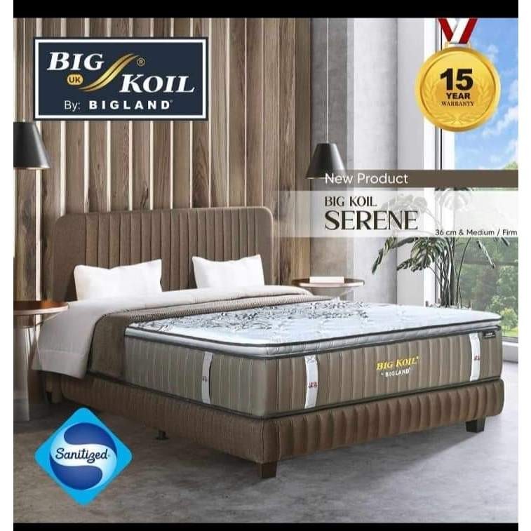 Manado Springbed Big Koil By Bigland SERENE T36 (Foam Encasement) - FREE BANTAL tidur