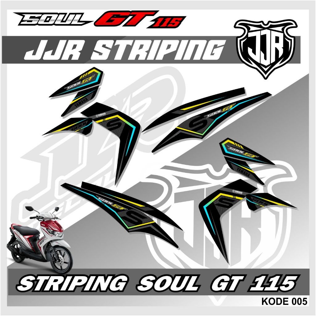 Stiker Striping Mio Soul GT 115 2012 2013 2014 Sticker Motor Yamaha