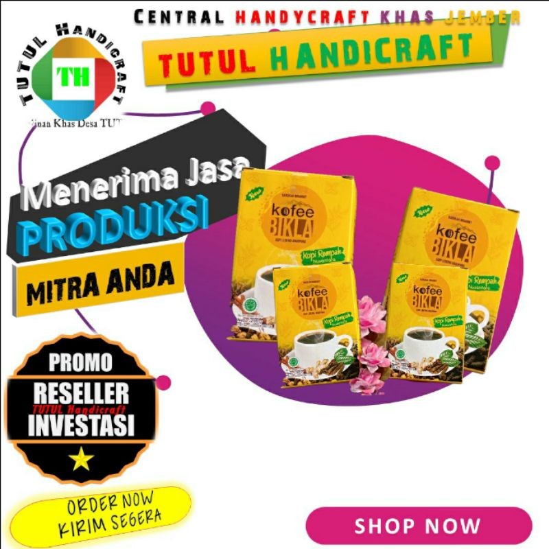 

IMDA HANDICRAFT PAKET 2 PCS KOPI BIKLA KOPI REMPAH Kopi Herbal Alami BOX 20 SACHET