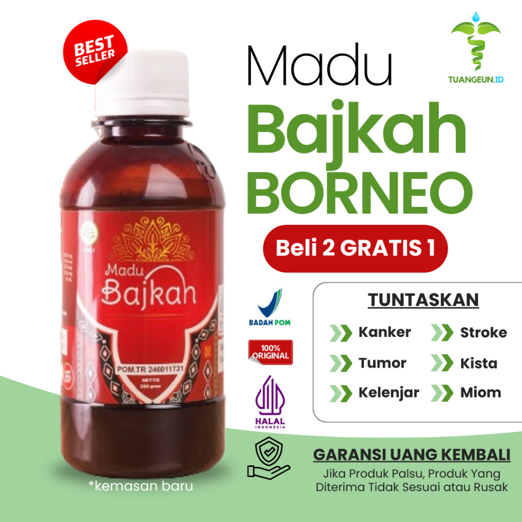 

% Madu Bajakah Borneo - Bantu Lawan Kanker, Tumor, Kista, Liver, Stroke 250 Gram