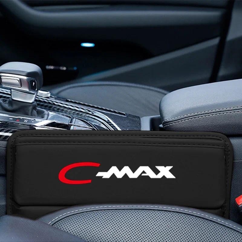 For Ford Fiesta focus bmax smax cmax  Car Seat Gap Crevice Organizer Leather Storage Box Car Accesso