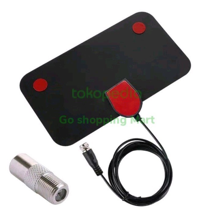 (COD) Antena TV Digital Indoor HDTV DVB T2 Flat HD Receiver Aerial
