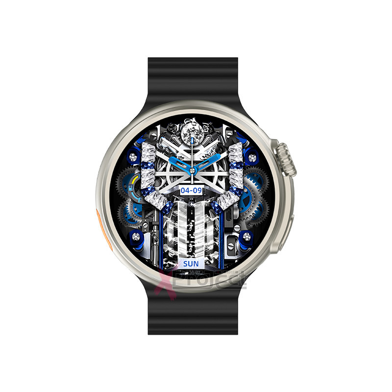 Z78 Ultra Smart Watch AMOLED Compass NFC Games Wireless Charging Smartwatch For Men Women pk HW3 HK5