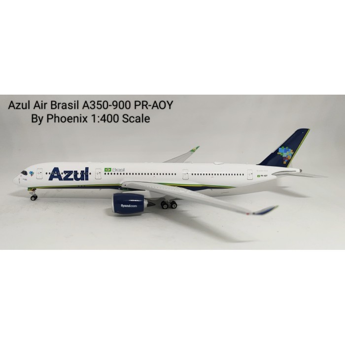 Pesawat Terbang Azul Brasil A350-900 PR-AOY  Phoenix Skala 1/400 Diecast
