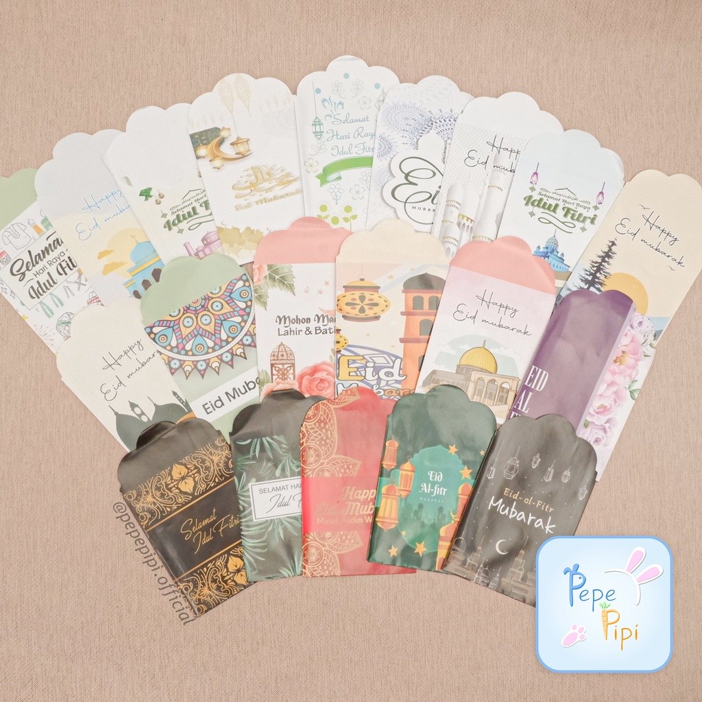 

Amplop Lebaran Angpau Uang Idul Fitri isi 10 pcs 11 x 6,7 cm
