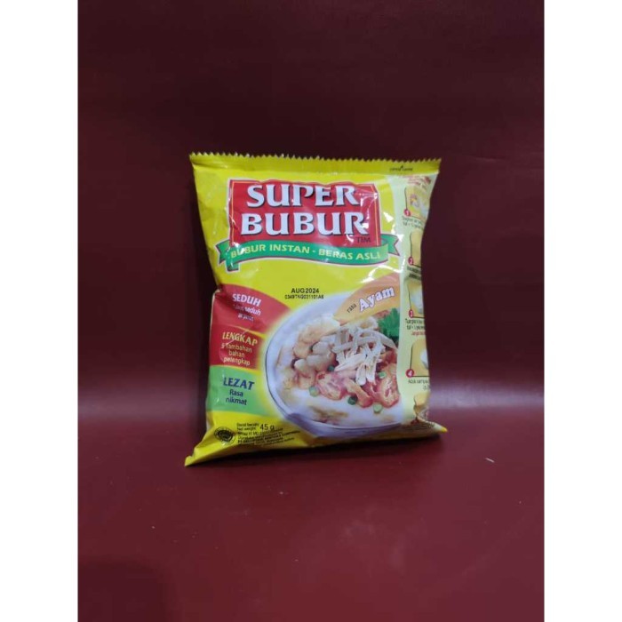 

NEW ITEM NOODLE SUPER BUBUR AYAM 45G