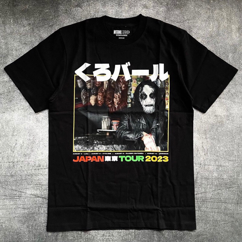 Tshirt KROWBAR - SWAGTON JAPAN TOUR 2023 Kaos Band KROWBAR Bahan Tebal Cotton combad 24s