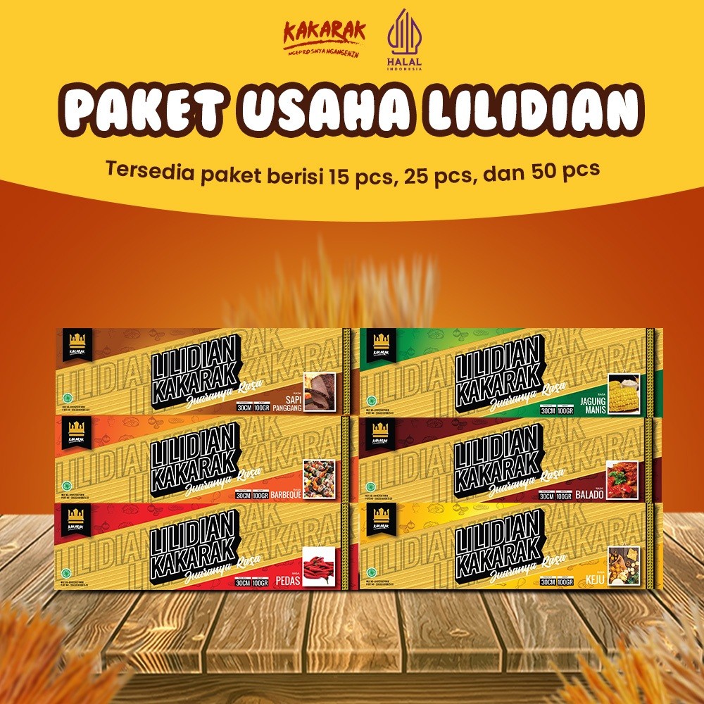 

Paket Usaha Hemat Lilidian Mix Kakarak