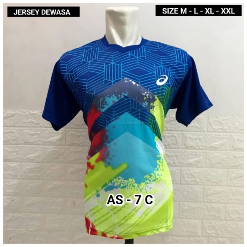 BAJU VOLI DEWASA /JERSEY VOLLY / KAOS VOLI LENGAN PENDEK - ATASAN JERSEY VOLI PRIA WANITA M L XL XXL