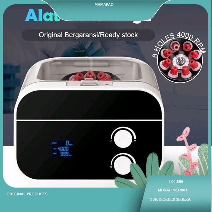 centrifuge 8 hole alat prp centrifuge 8 holes 4000rpm 8 lubang centrifuge alat prp A [MAMAPAO]