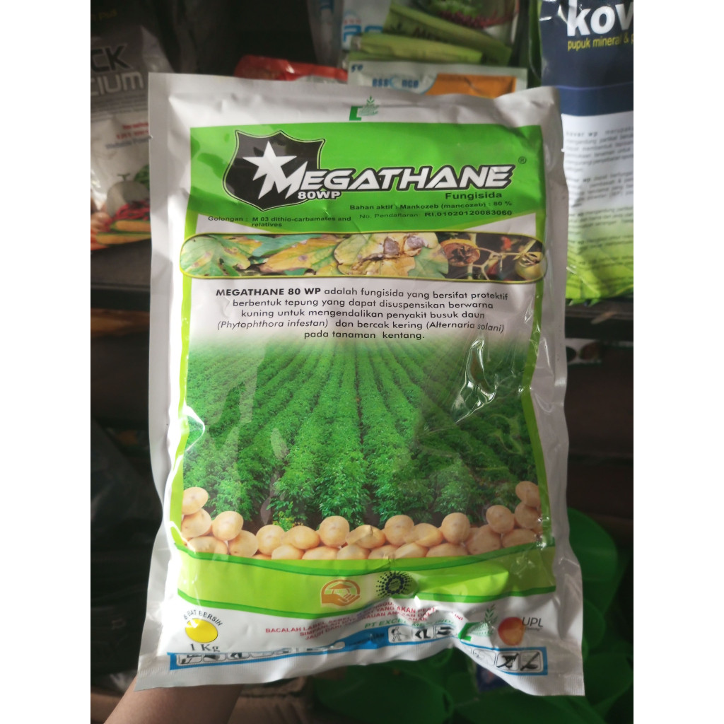 Megathane 80wp 1Kg Fungisida Mankozeb 80% Mencegah Busuk Tanaman Excel Bion M Bion-M Dithane