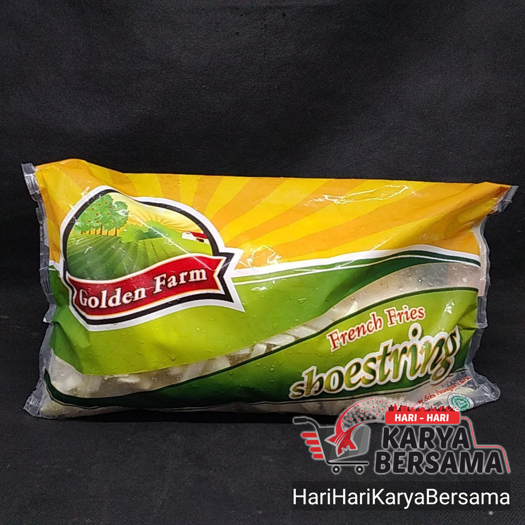 

KENTANG GORENG BEKU GOLDEN FARM FROZEN FRENCH FRIES SHOESTRING 1000GR