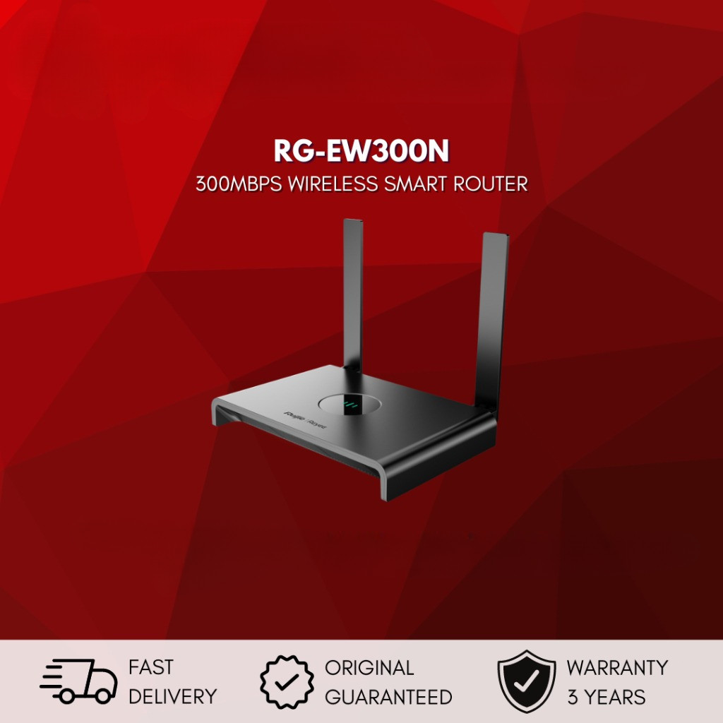 RG-EW300N RUIJIE REYEE 300MBPS WIRELESS SMART ROUTER
