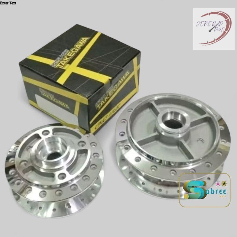 TROMOL SET DEPAN BELAKANG SUPRA X 125 KHARISMA CHROME