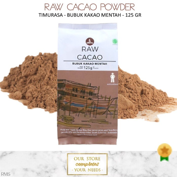 

Timurasa Raw Cacao Powder Coklat Bubuk Kakao Cokelat Cocoa Powder - DARK COCOA