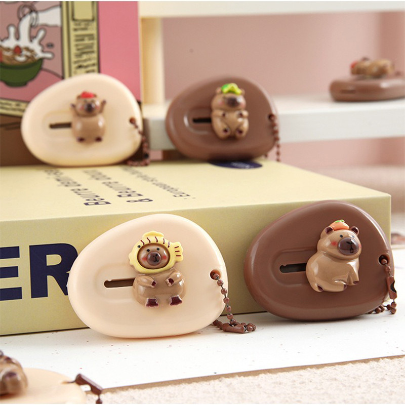 

Retractable Mini Portable Utility Knife Cartoon Guinea Pig Stationery Handmade Paper Box Cutter Express Envelope Unpacking Knife