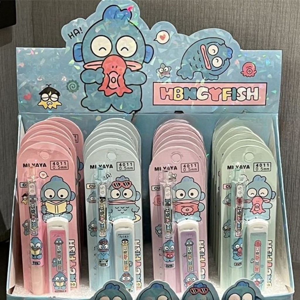 

[doodledreams] Pensil Mekanik Hangyodon + Isi Pensil 1 PCS / Cute Mechanical Pencil Motif Kartun